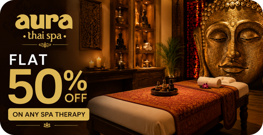 AURA Thai Spa Bandra East: Flat 50% OFF Any Therapy — Rs.299 Zookout