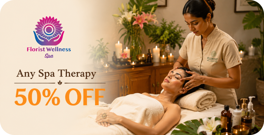 Florist Wellness Spa Andheri West Mumbai: Head Massage & Foot Massage at Rs.299 + 50% OFF Any Session